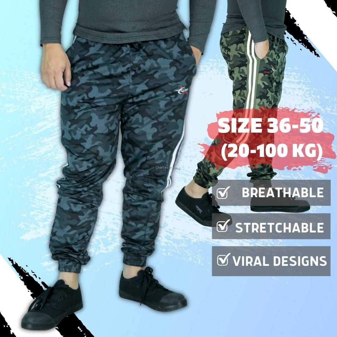 BOTTOM CAMOUFLAGE RUNNING TREKKING PANT 