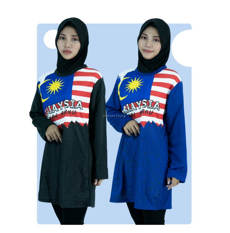 CY LZ153 Plus Size Gym Shirt Woman Fitness Shirts Sportwear / Baju 